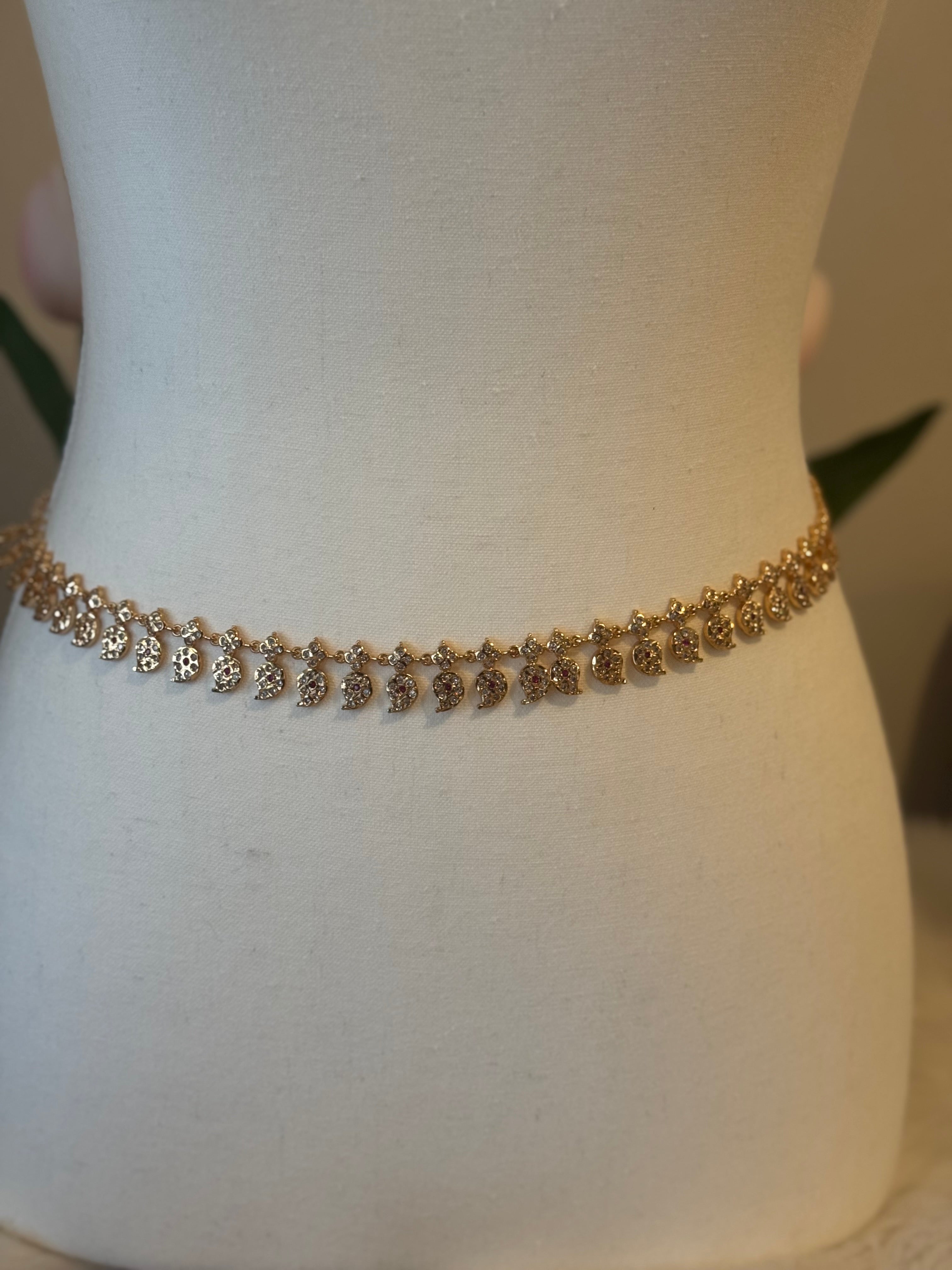 Mango Shape Gold-plated Waistchain