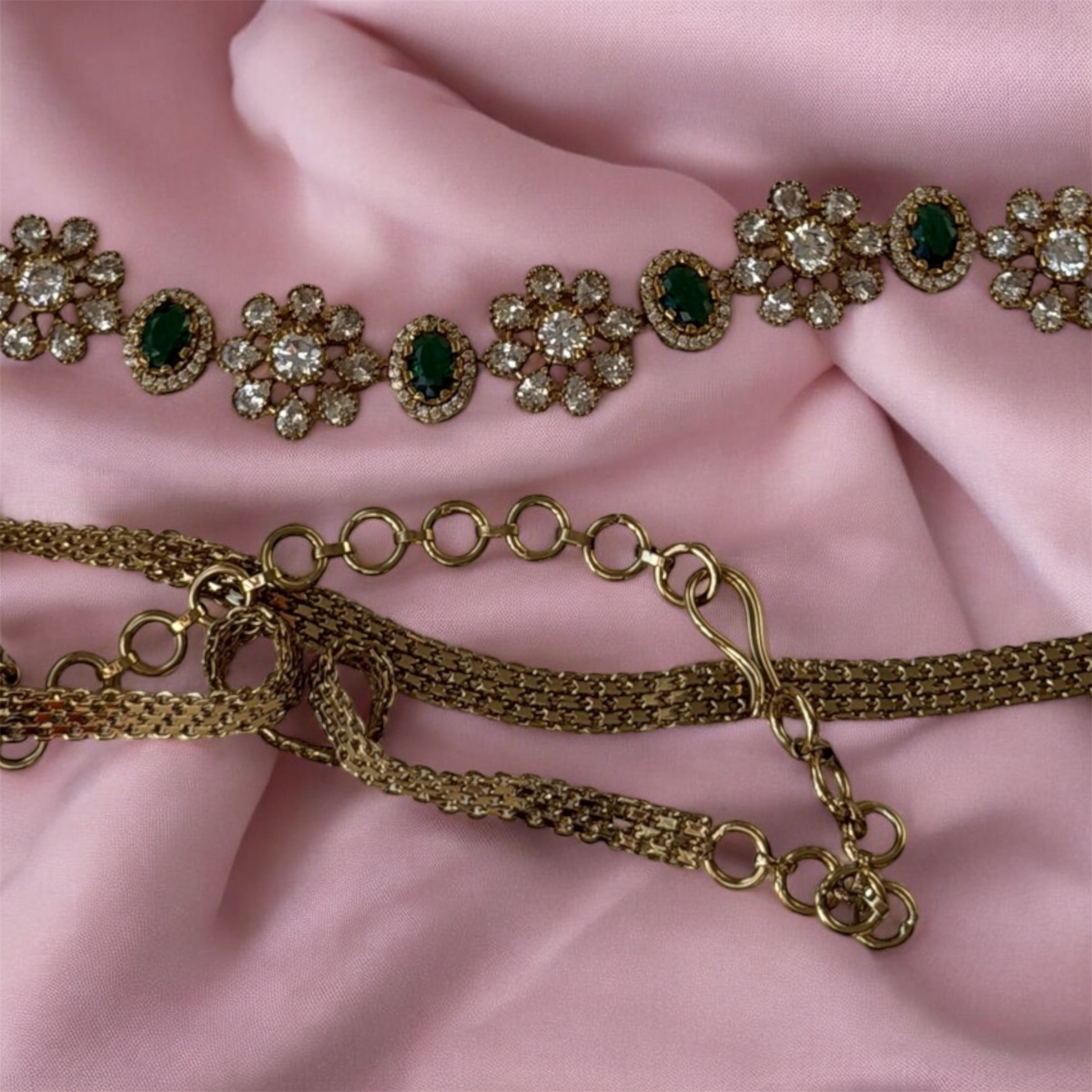 Victorian Waistchain - Green