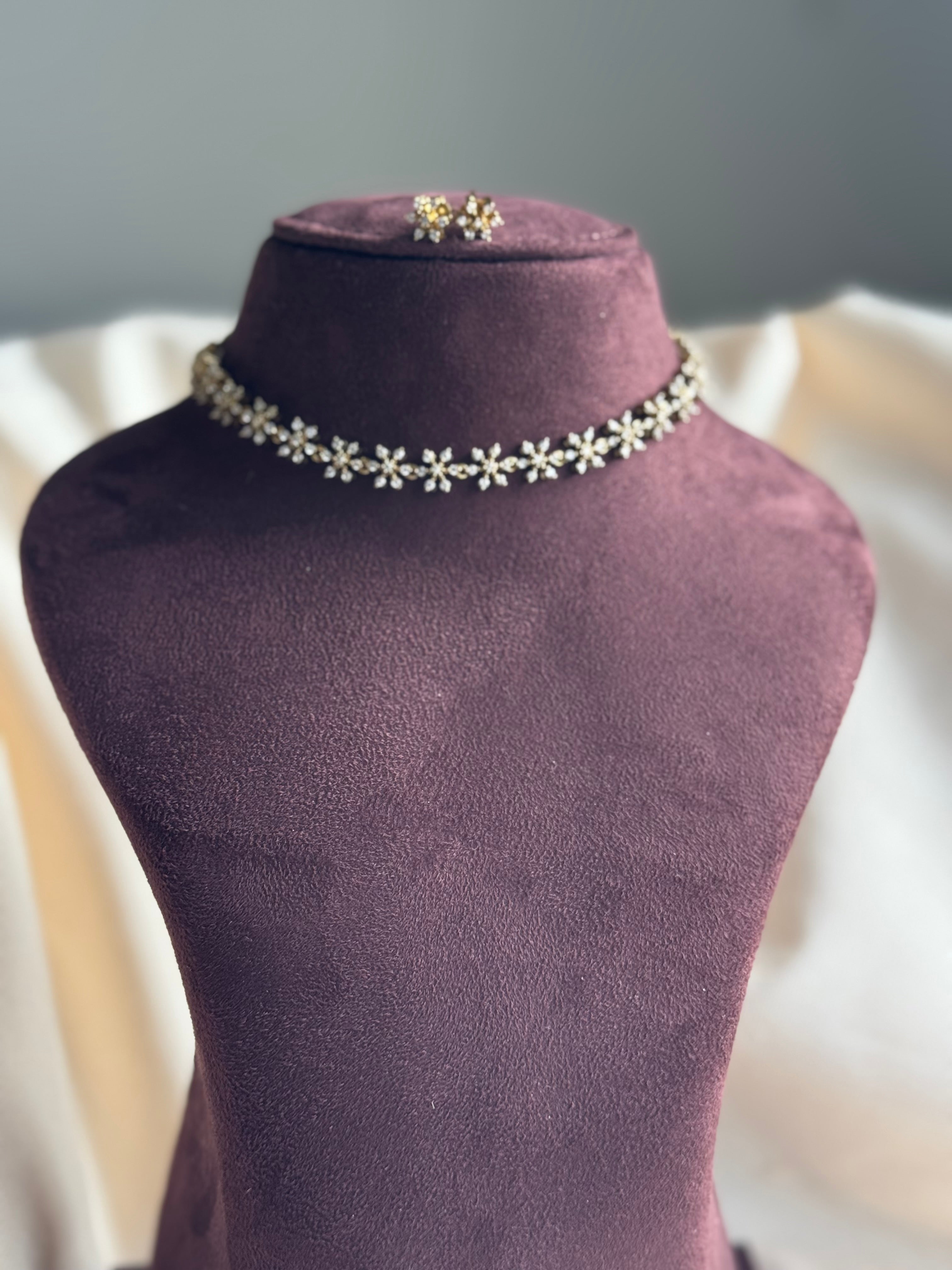 AD Star Short Necklace Set - Small