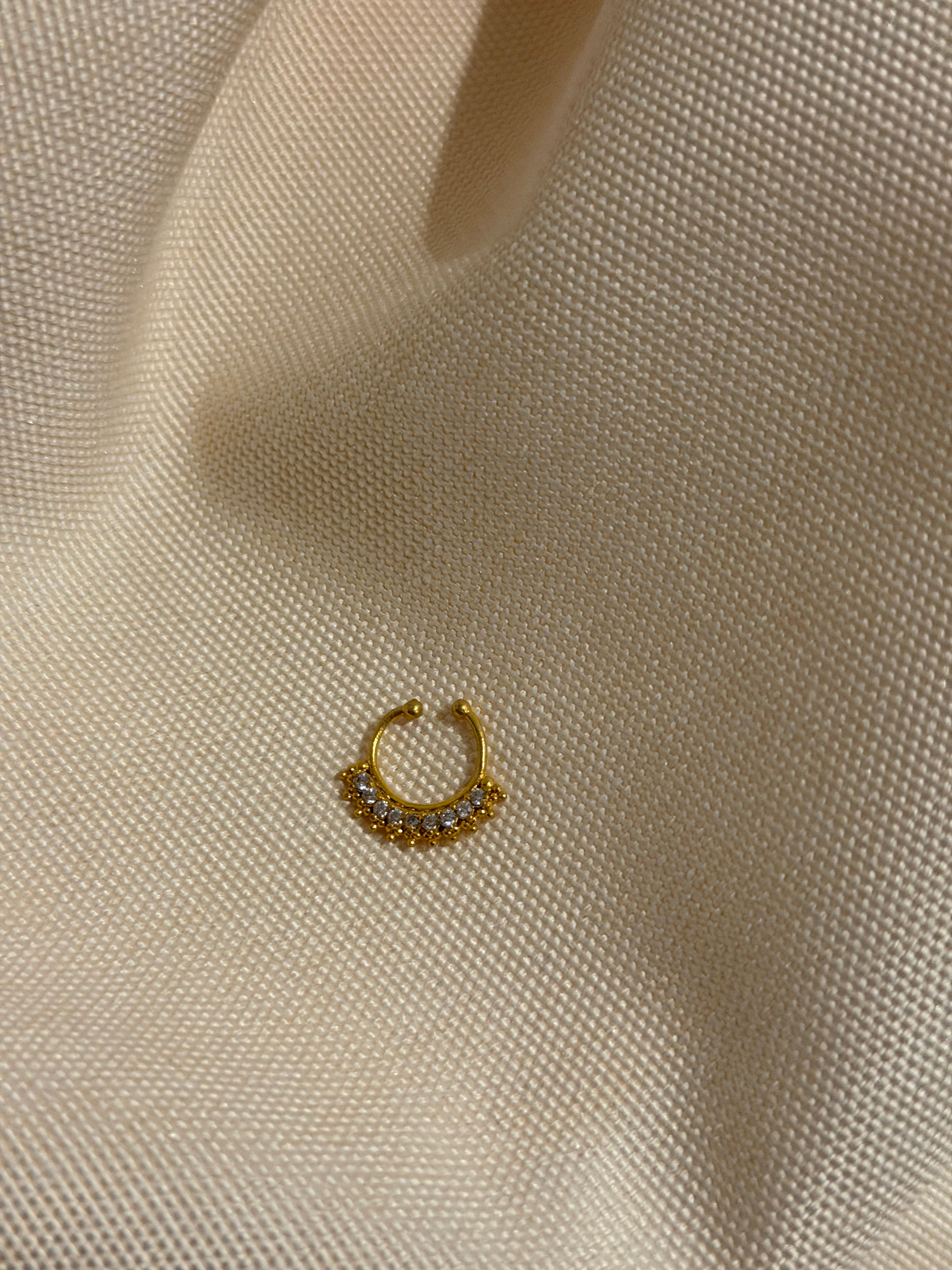 Nose pin-WhiteStone