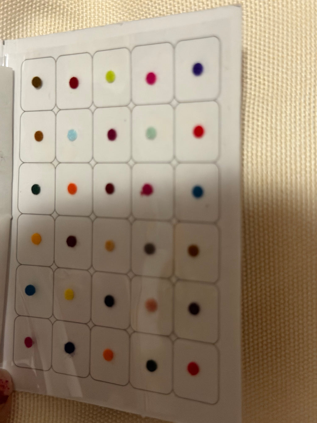 Petals- Mixed Colour Round Bindi Sheet - Size 11