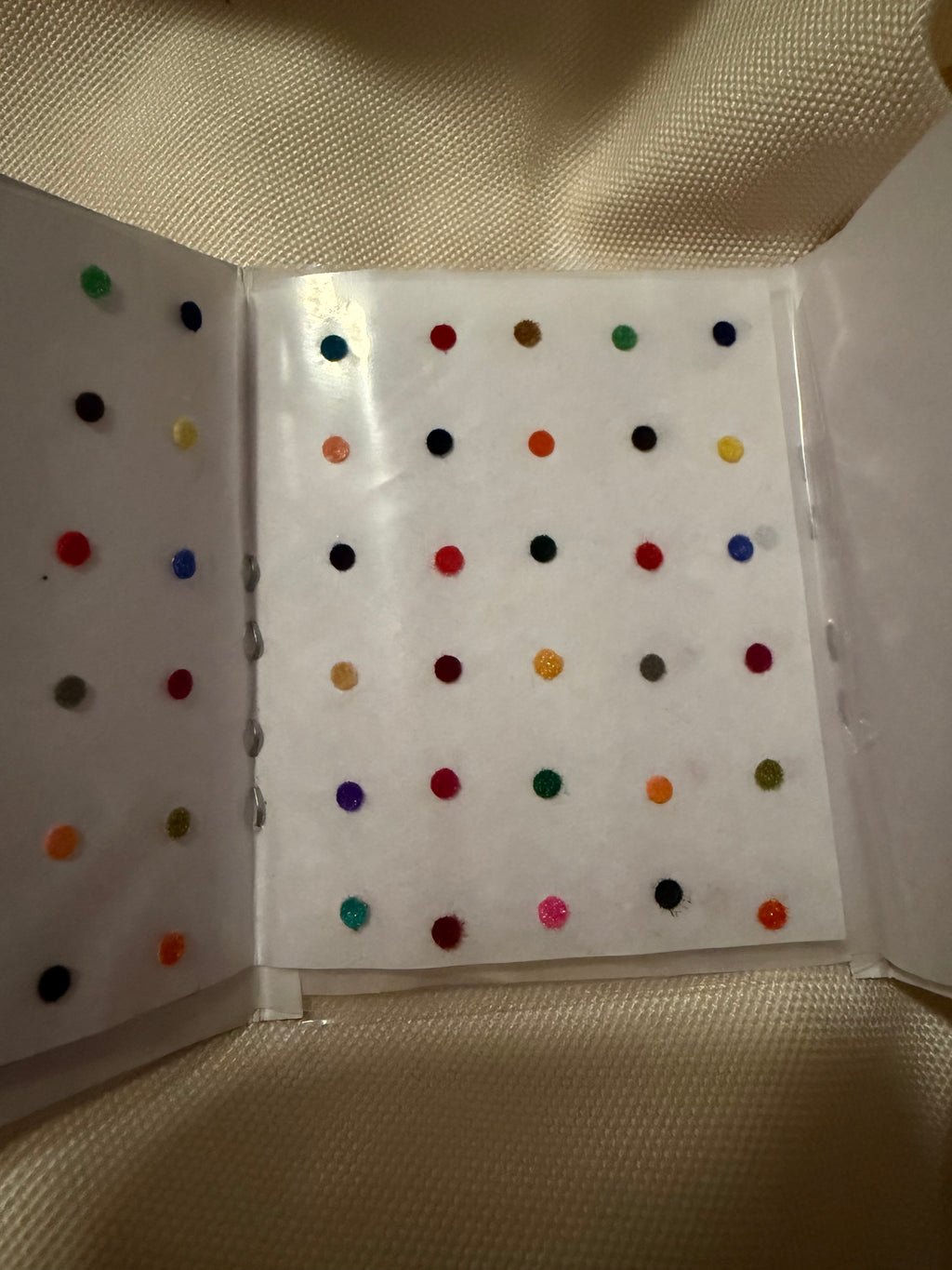 Navya- Multicolour Plain Bindi Book – Size 9