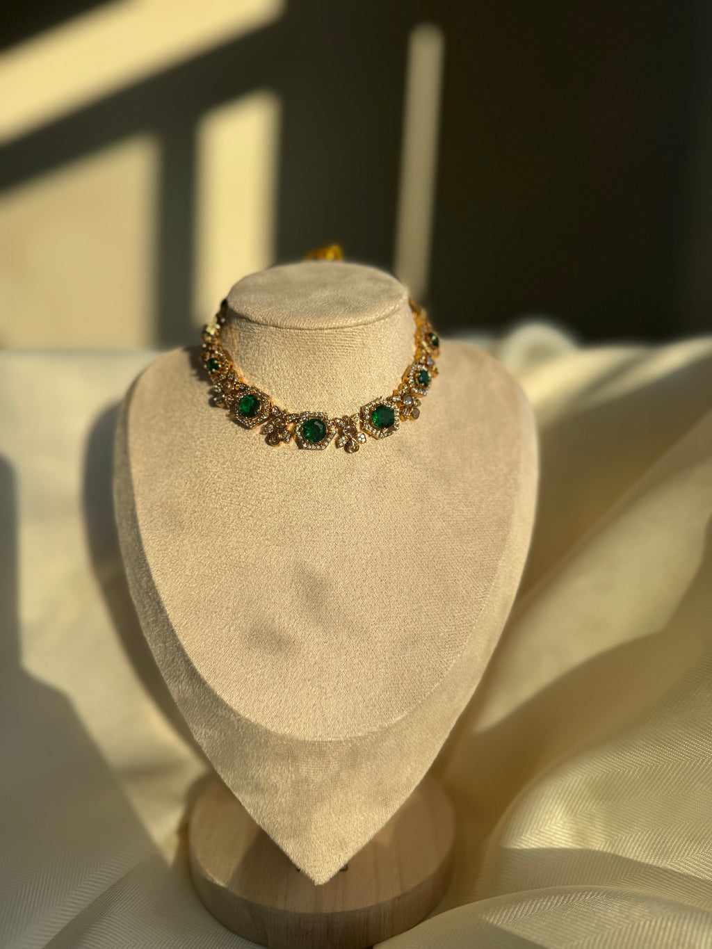 Popular AD Kundan Necklace Set