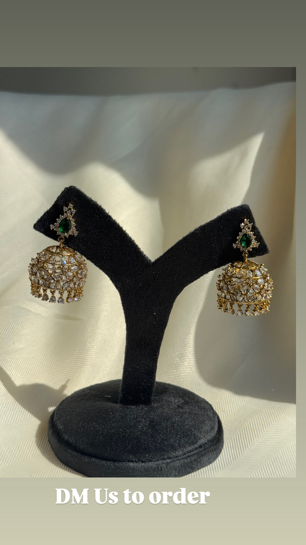 AD Jhumka - Green