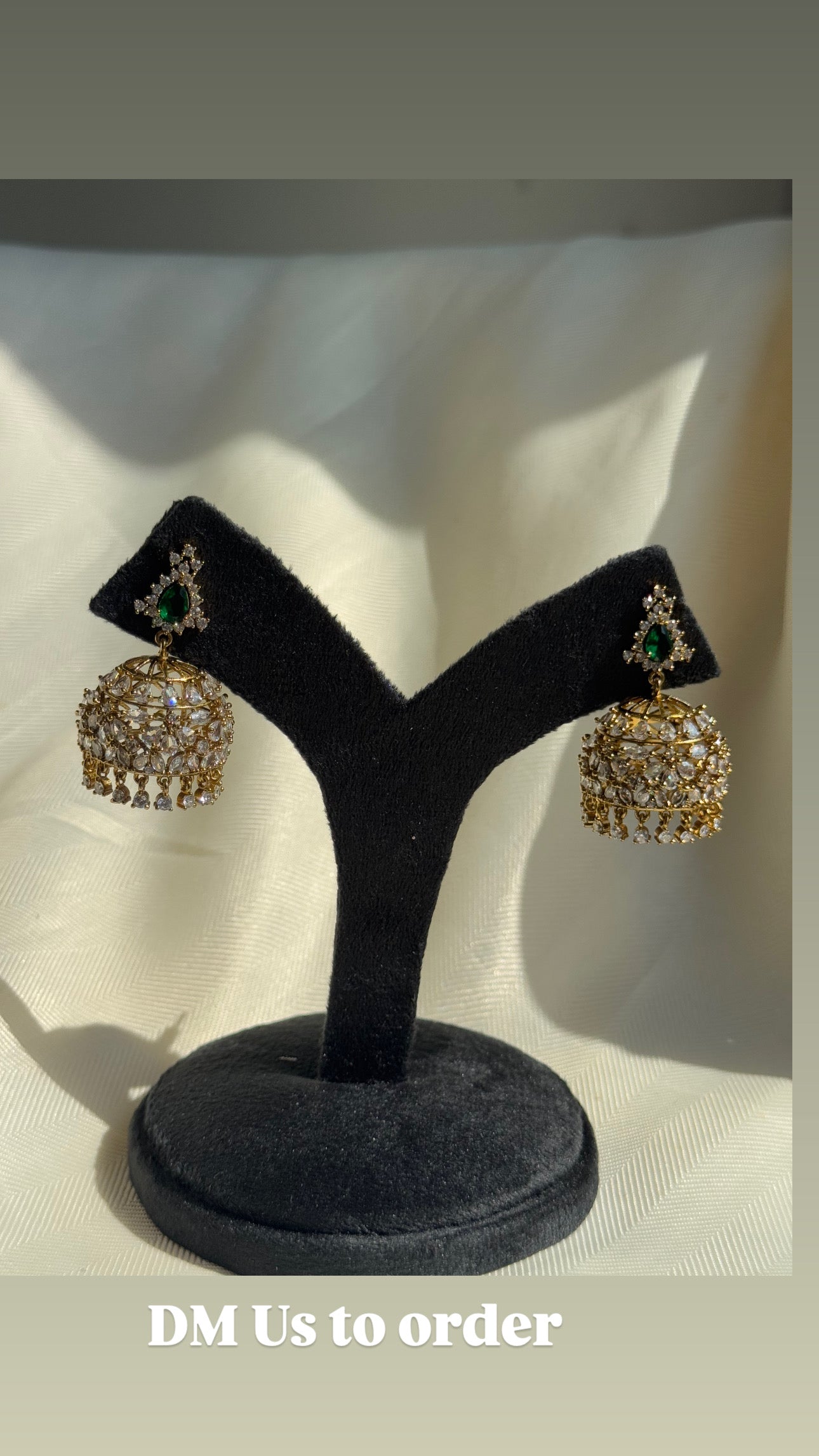 AD Jhumka - Green