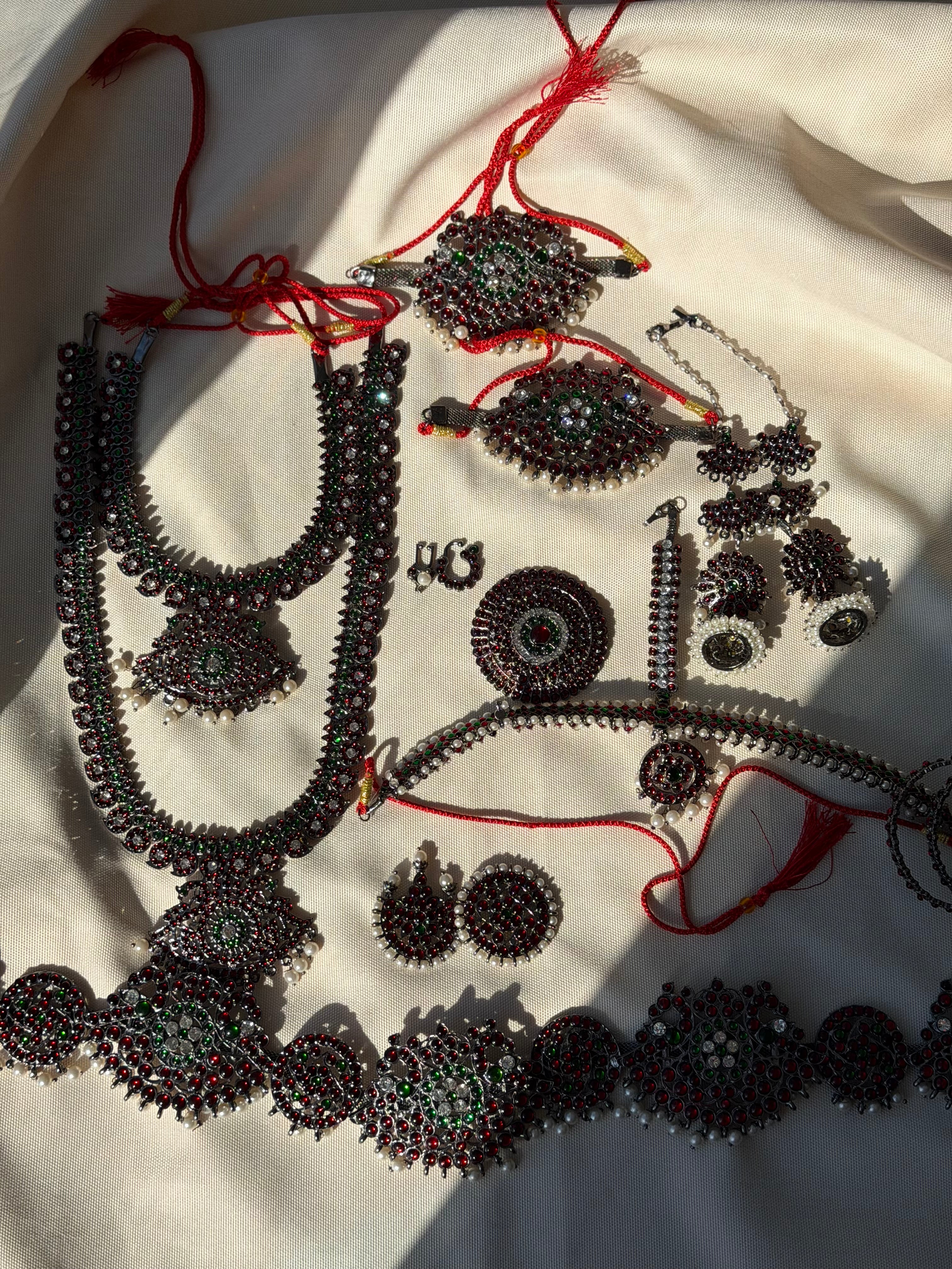 Classic Full Bridal Traditional Kemp Jewelry Combo Bridal Set