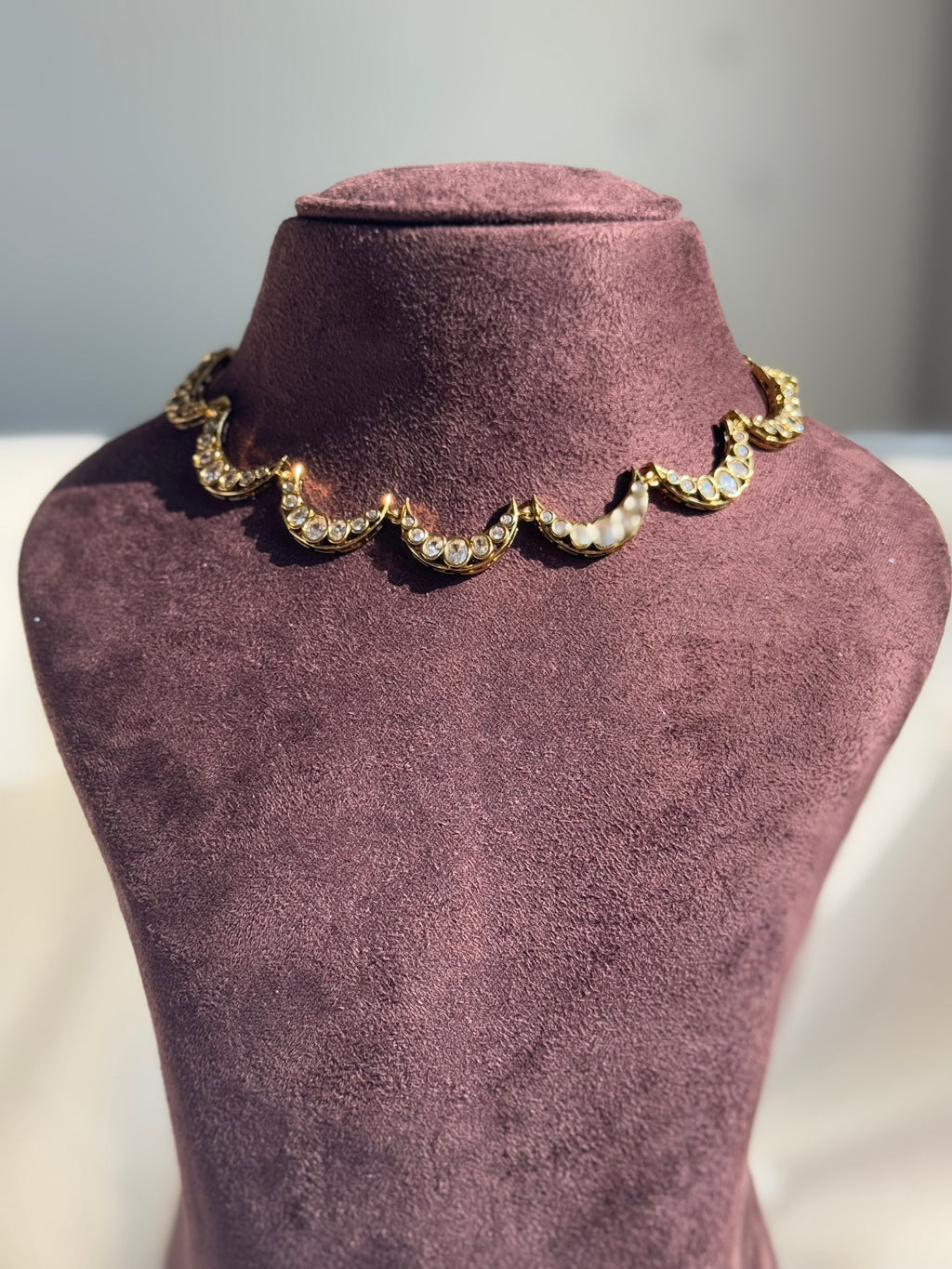 Half Moon Necklace set