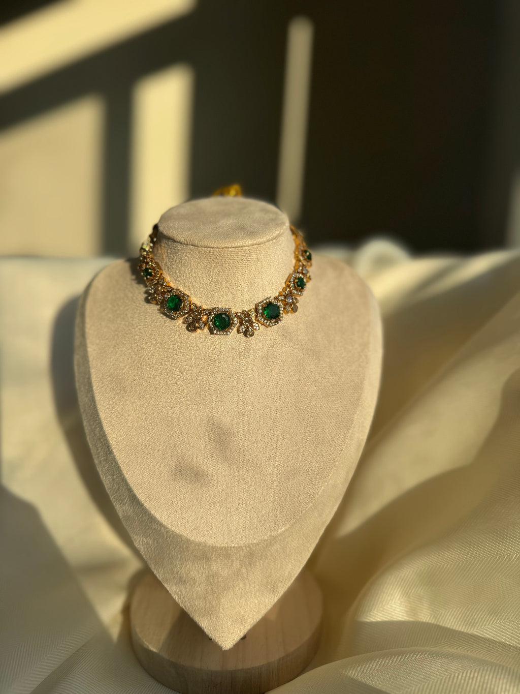 Popular AD Kundan Necklace Set