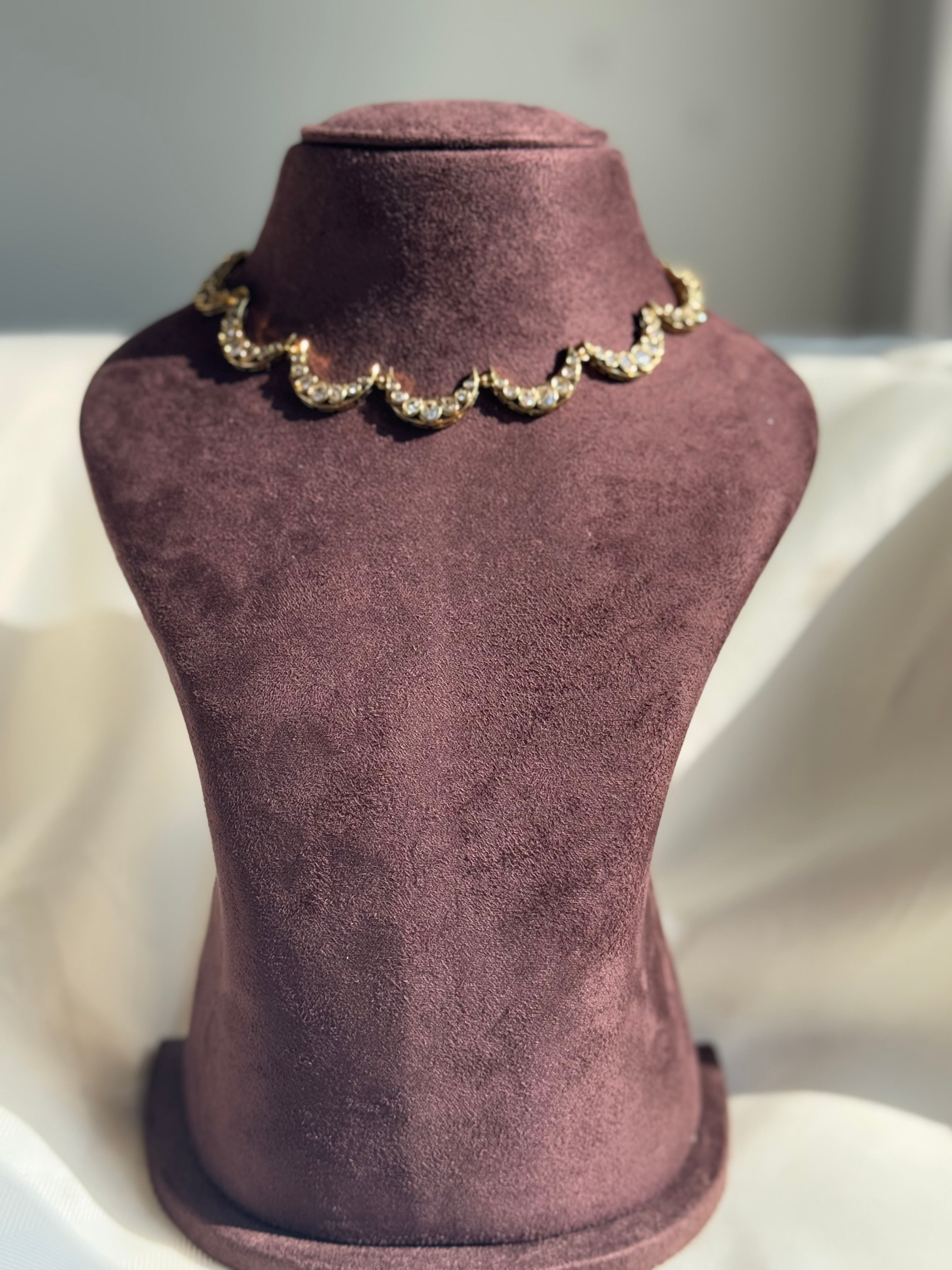 Half Moon Necklace set