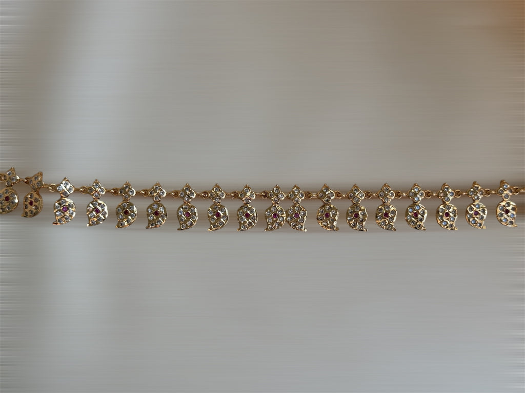Mango Shape Gold-plated Waistchain