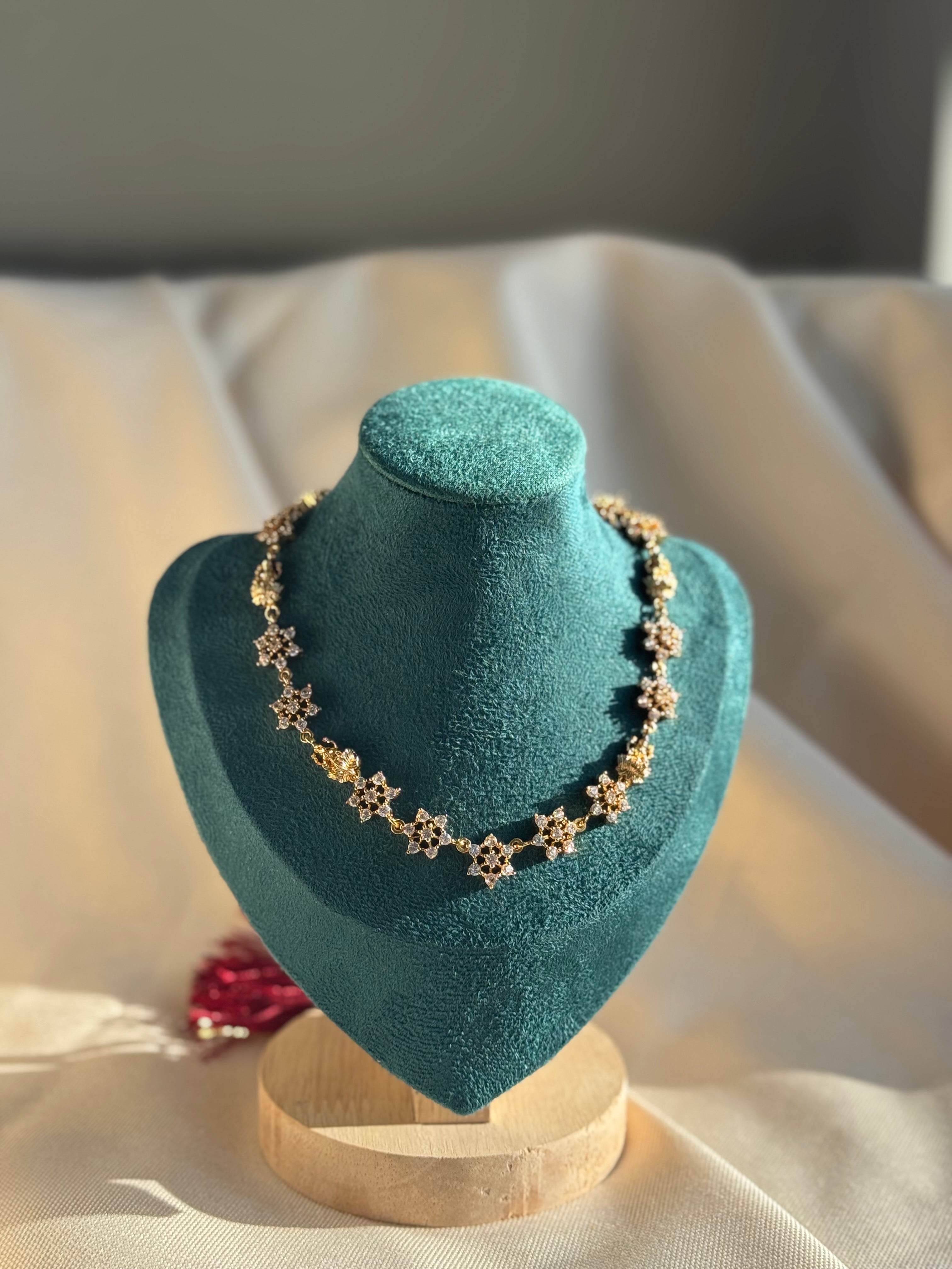 Temple Stone Necklace set