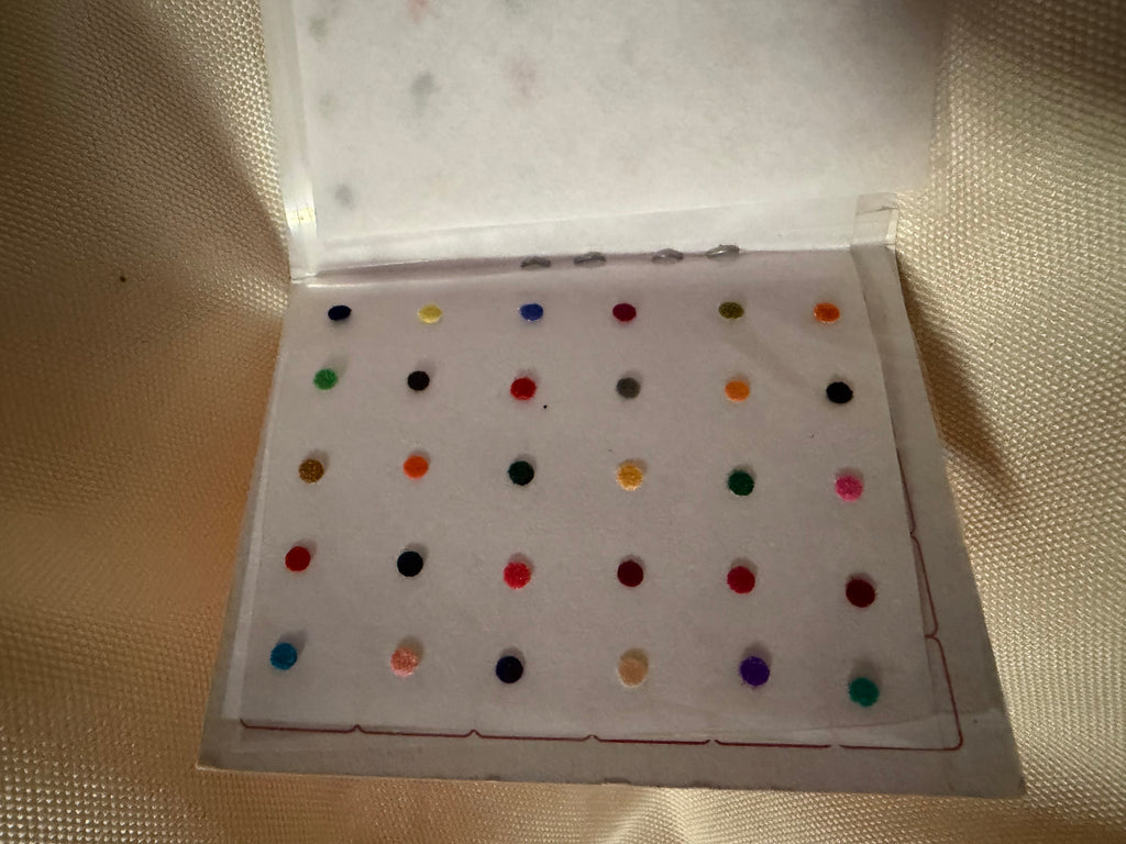 Navya- Multicolour Plain Bindi Book – Size 9