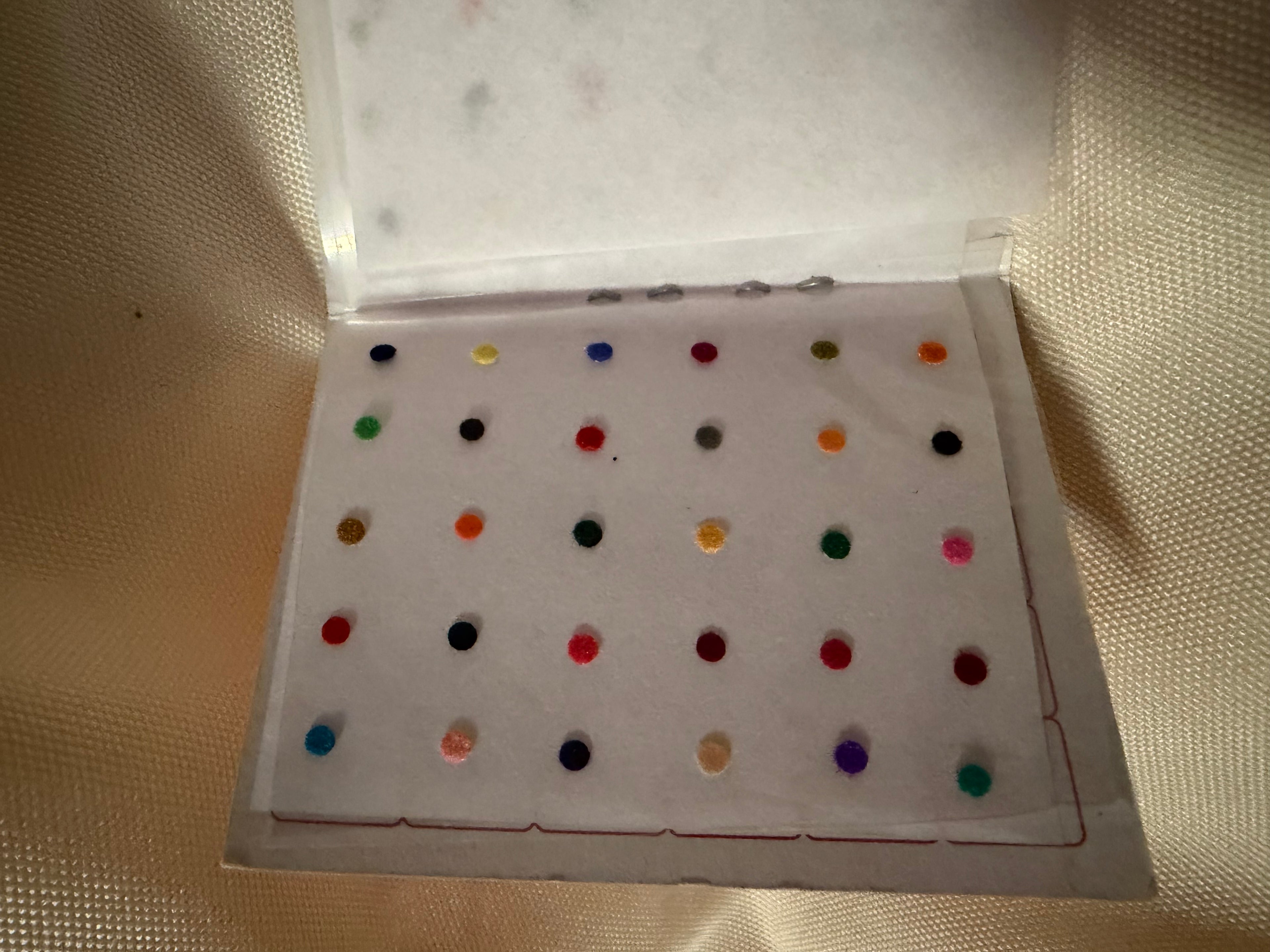 Navya- Multicolour Plain Bindi Book – Size 9