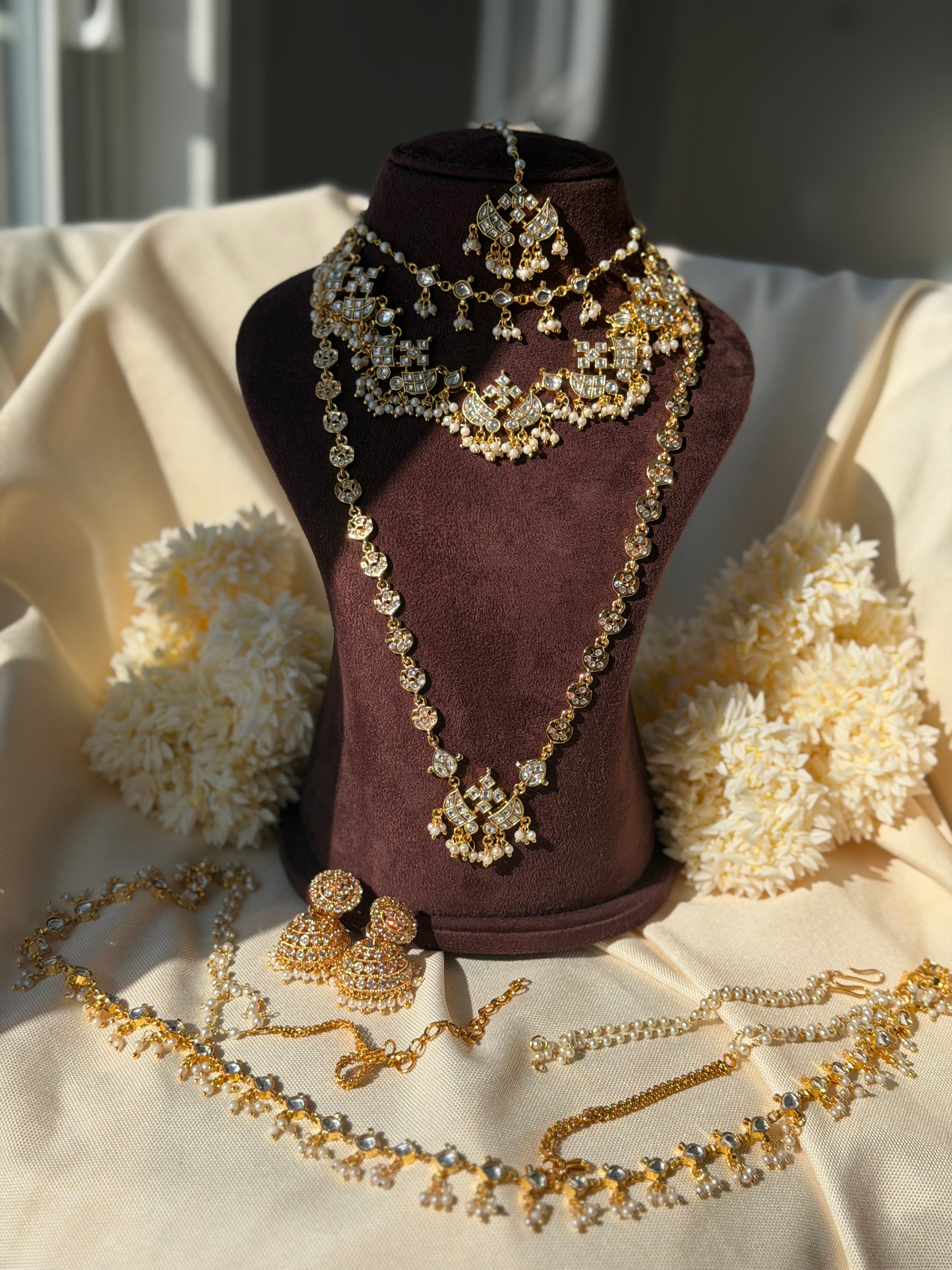 Abi- Jadau Kundan Bridal Set