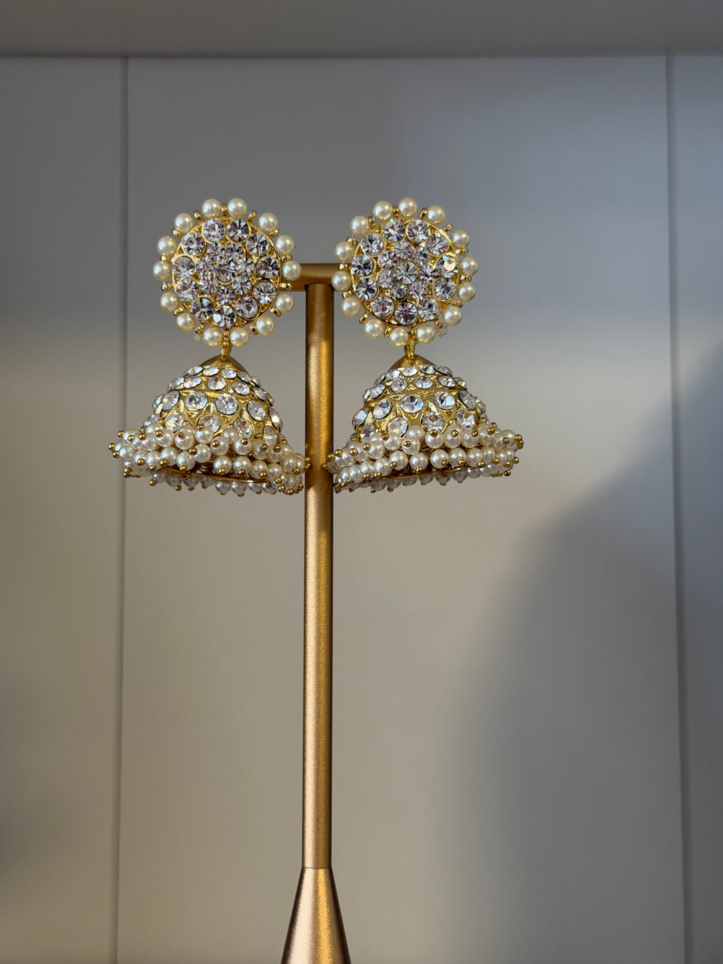 White Stone Jhumki