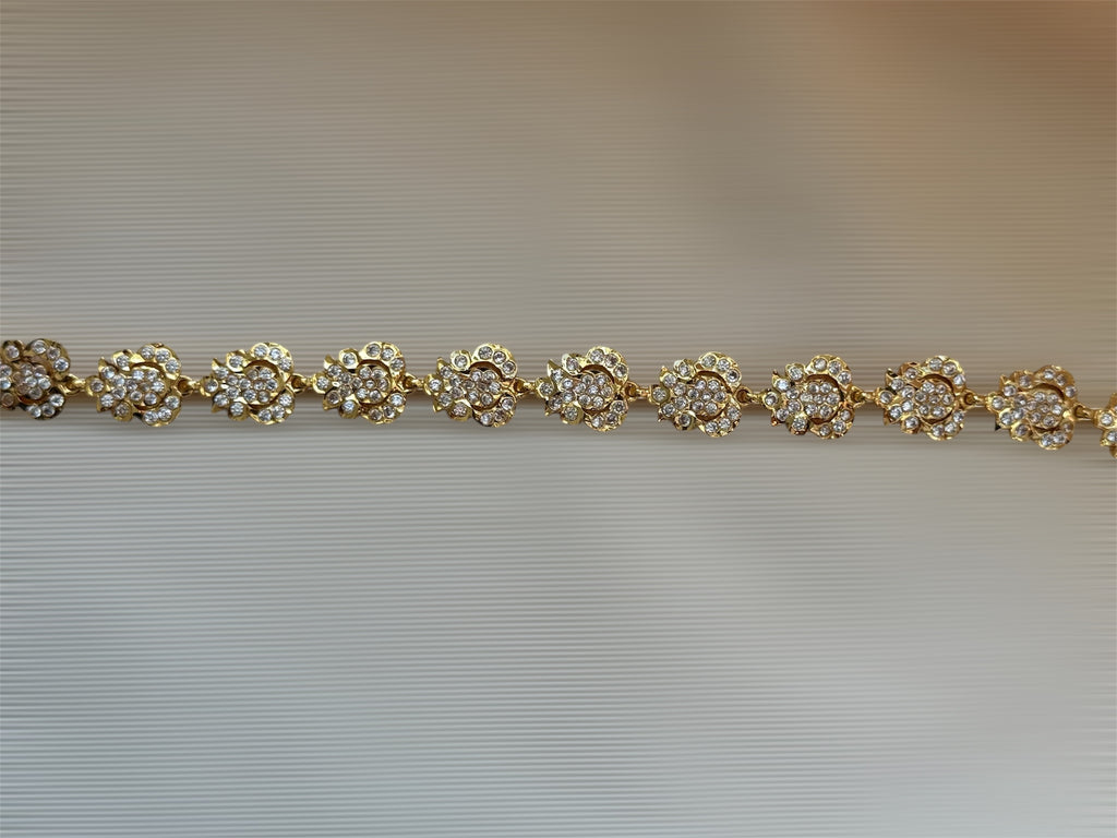 Impoun White Stone Waist Chain