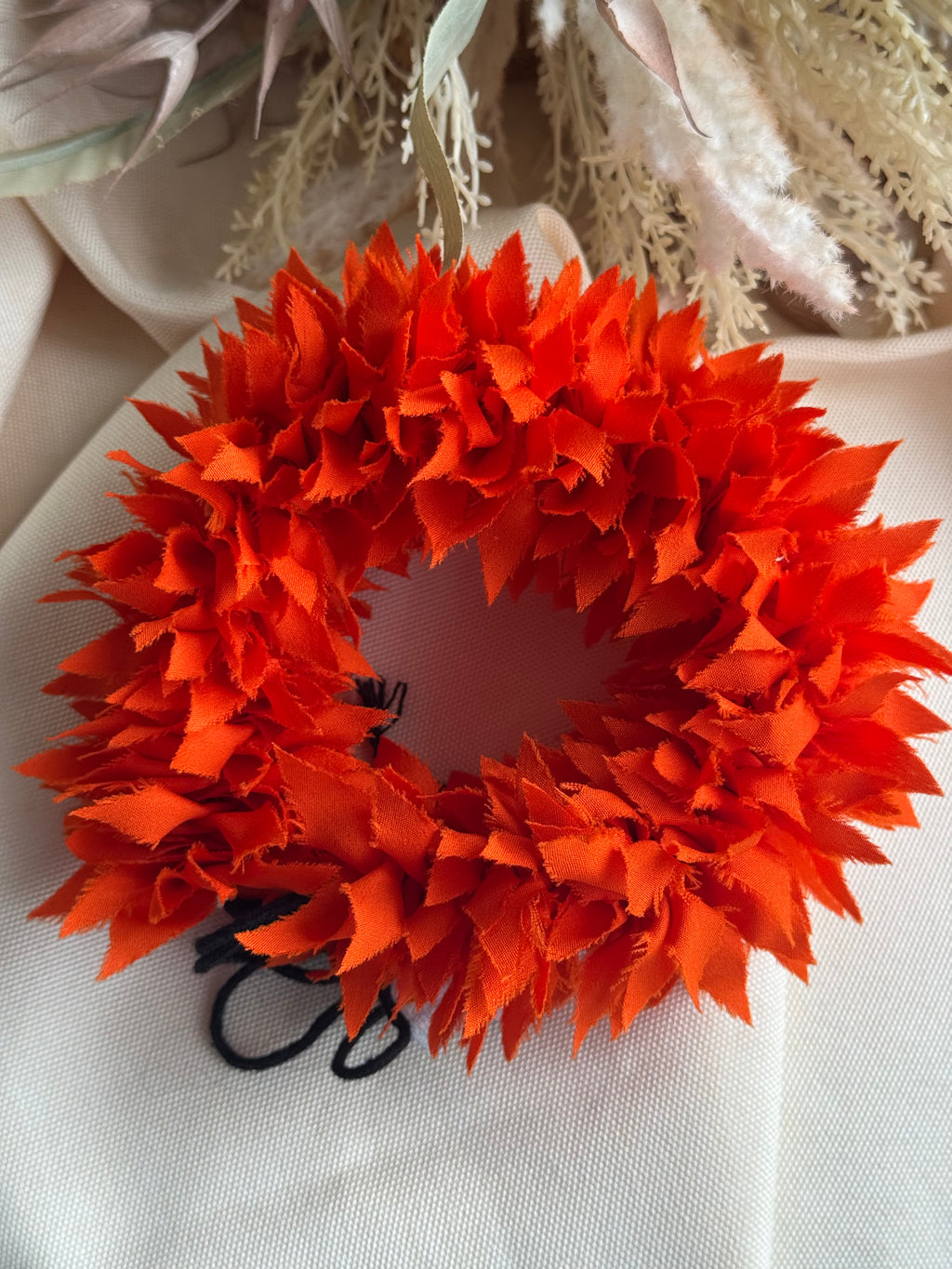 Artificial Jasmine Gajra For Hair Malai-Dark Orange