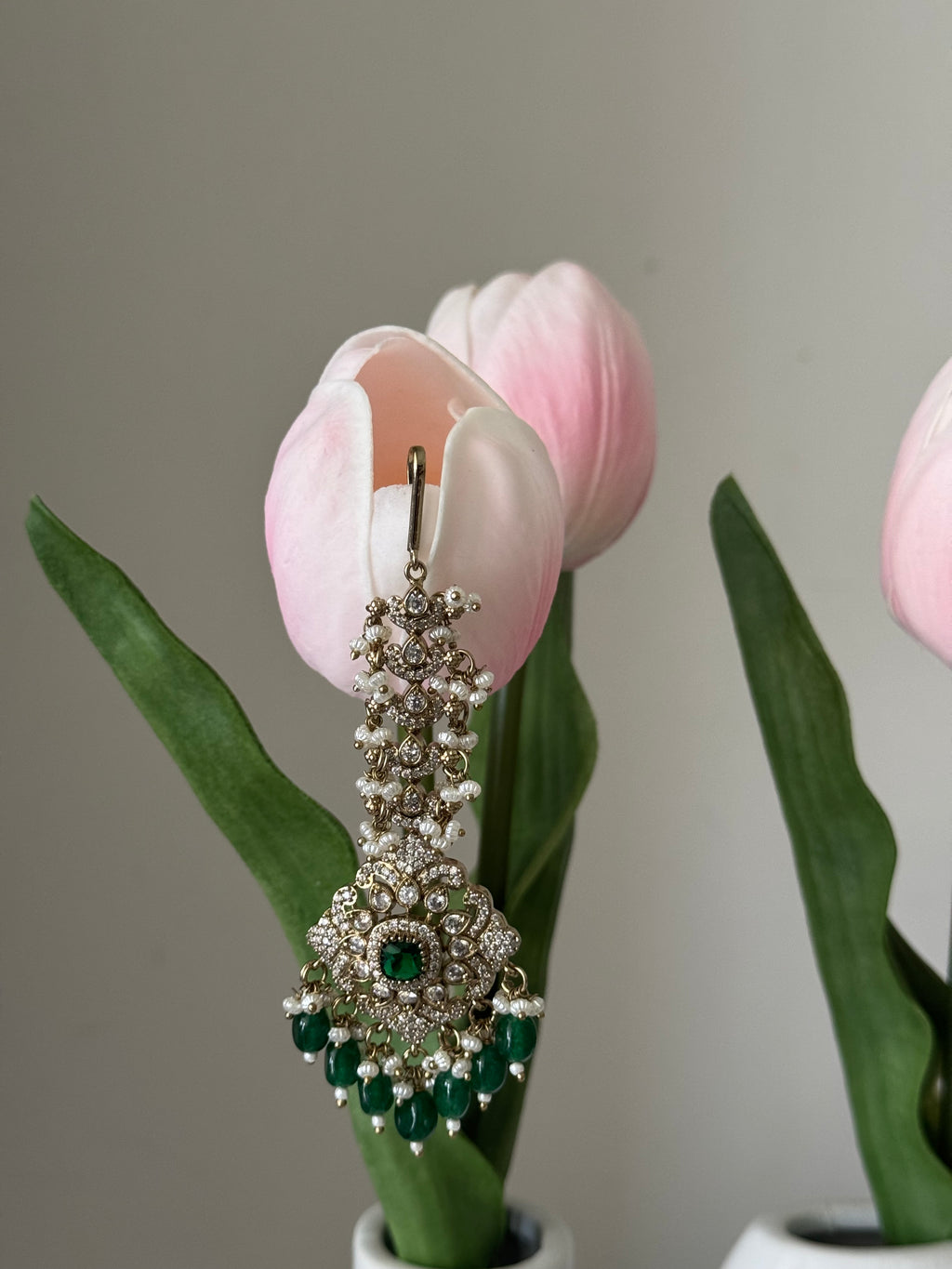 Floral Victorian Tikka – Green