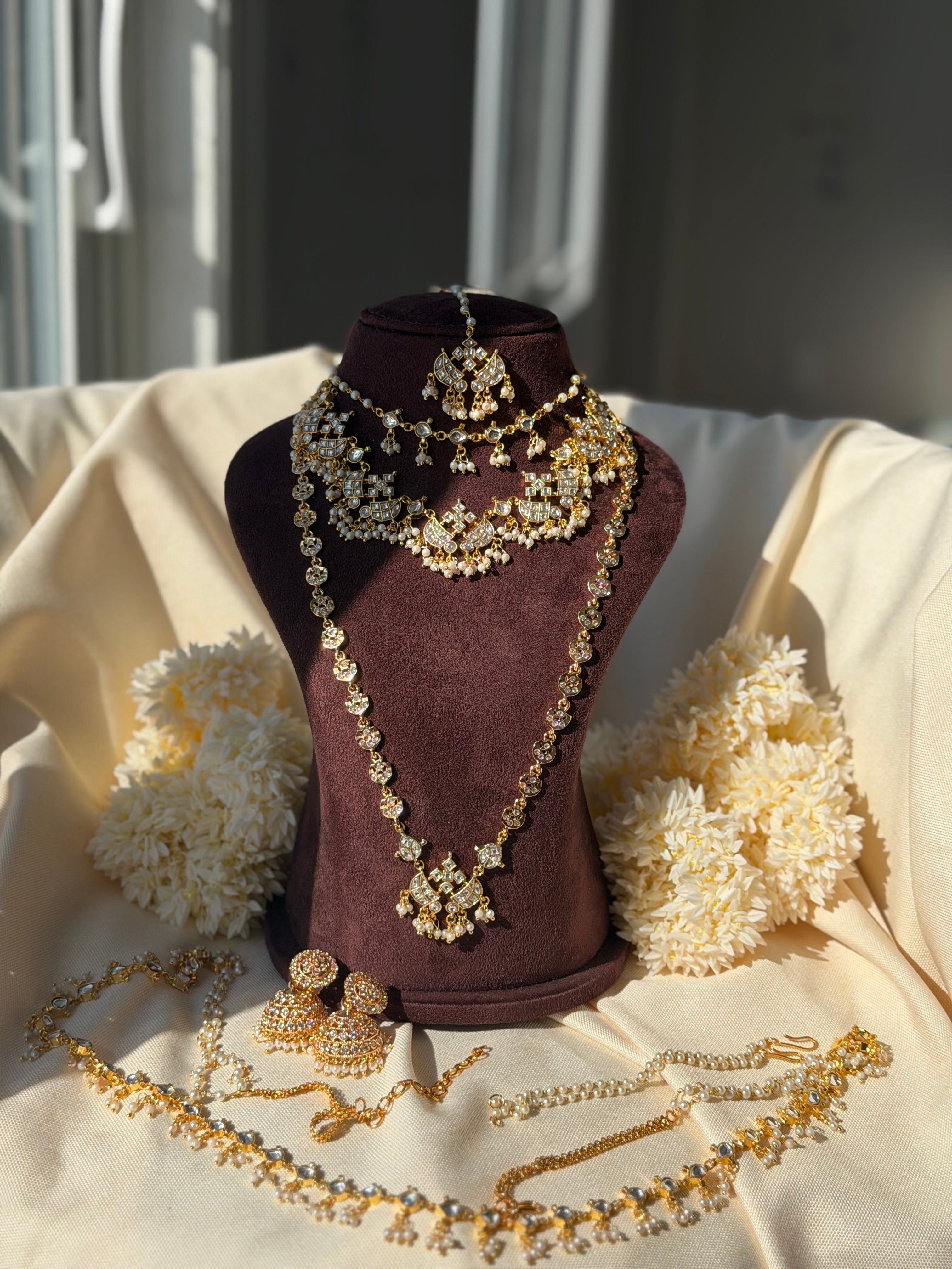 Abi- Jadau Kundan Bridal Set