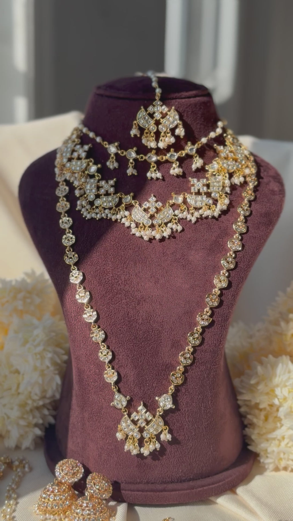 Abi- Jadau Kundan Bridal Set