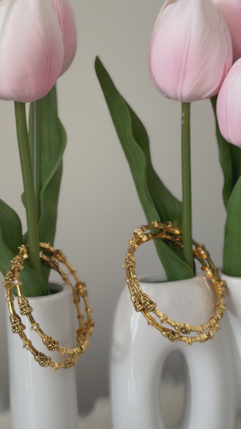 Nakshi Antique Lakshmi Bangle - Set of 4